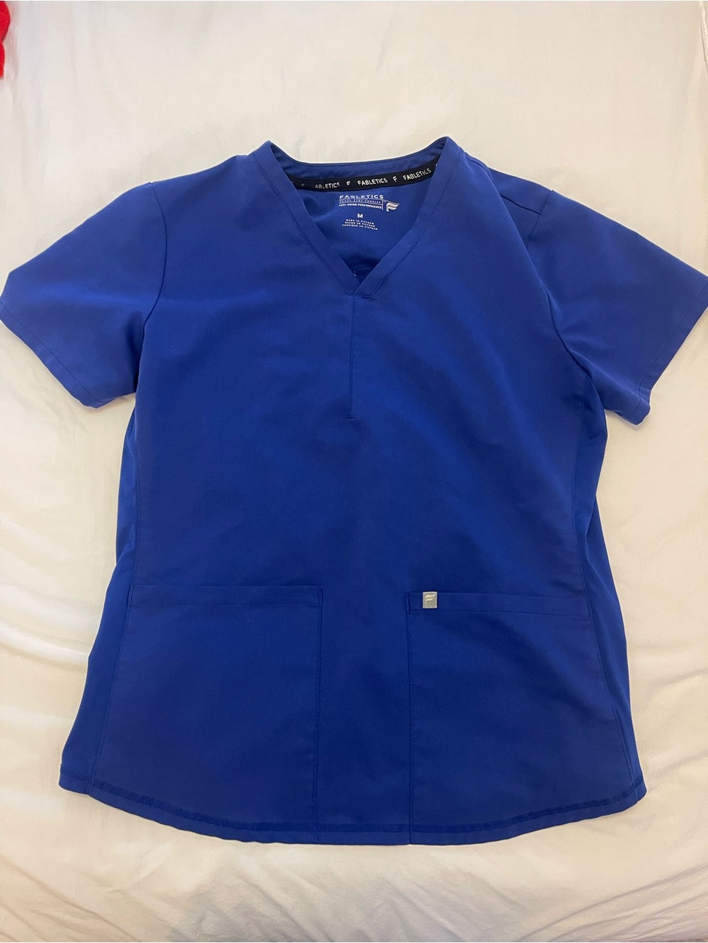 Galaxy Blue Fabletics scrub top